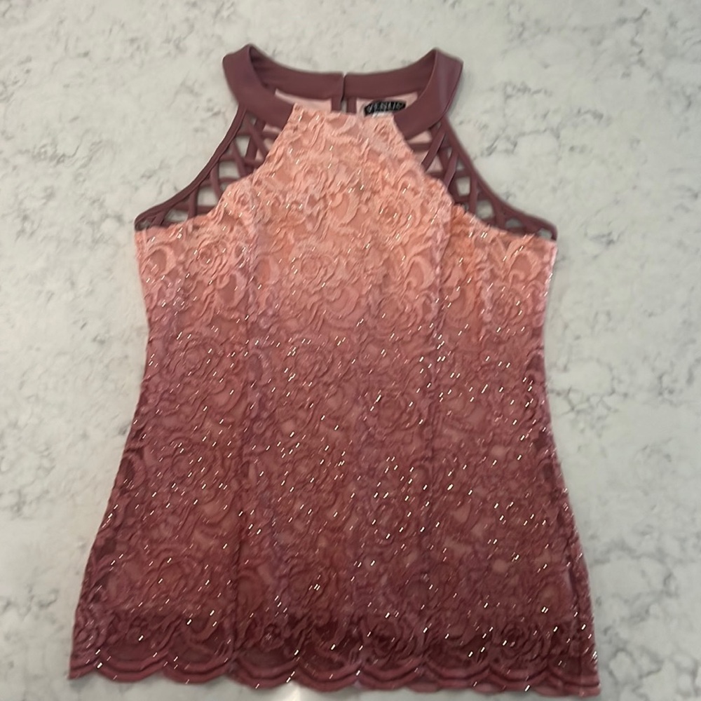 Ombré top with great detail!